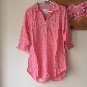 Gilly Hicks Pink Night Gown Pajamas